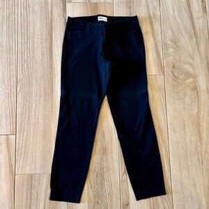 Old Navy Pixie Pants Womens Size 2 Black Stretch Skinny Ankle Cigarette